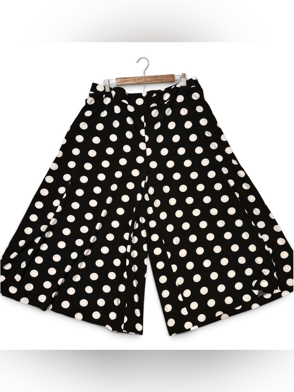 Cato Polka Dot High Rise Wide Leg Palazzo Pants